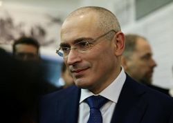 М. Ходорковский на Майдане с Ю. Луценко