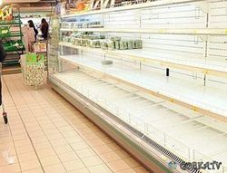 В России – ажиотажный спрос на основные продукты питания