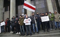 Предприниматели провели уже традиционный митинг в центре Минска