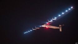 «Солнечный самолет» Solar Impulse 2 штурмует Тихий океан