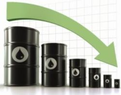 Стоимость нефти Brent упала ниже отметки 53 доллара