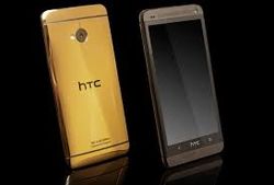 Представлен HTC One в золотистом корпусе. Цена и характеристики