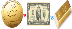 Доллар и криптовалюты дорожают, золото дешевеет