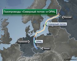 ЕС обсудит с Москвой газопровод OPAL в следующем году