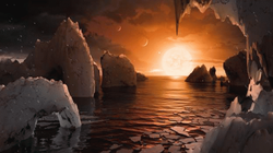 Вот так могут выглядеть пейзажи TRAPPIST-1