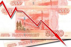 Российский рубль продолжает мощный нисходящий тренд