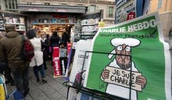 В Германии огромные очереди за журналом Charlie Hebdo