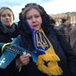 В Москве задержали активистов за прослушивание гимна Украины
