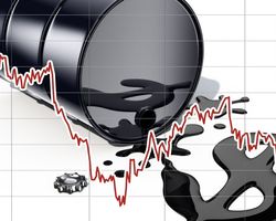 Нефть упала ниже 63 долларов за баррель