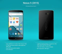 Презентация LG Nexus 5 (2015) состоится в сентябре