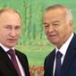 Каримов и Путин обсудят вопрос модернизации армии Узбекистана