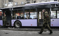 В Донецке опровергли задержание укропов, расстрелявших троллейбус