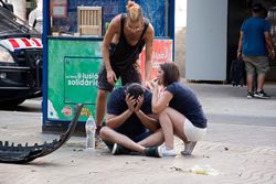 Свидетели теракта в Барселоне