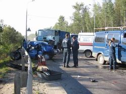 В Подмосковье блокировано Дмитровское шоссе из-за ДТП - последствия