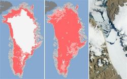 Таяние льдов в Гренландии провоцирует усиление парникового эффекта