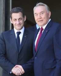 Назарбаев и Саркози