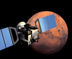 Американский марсоход связался с Землей через европейский Mars Express