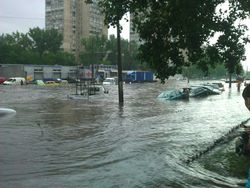 Одесса под водой