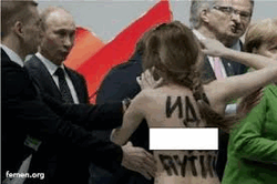 FEMEN против Путина