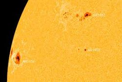 Солнечное пятно AR1654 грозит мощными вспышками и магнитными бурями
